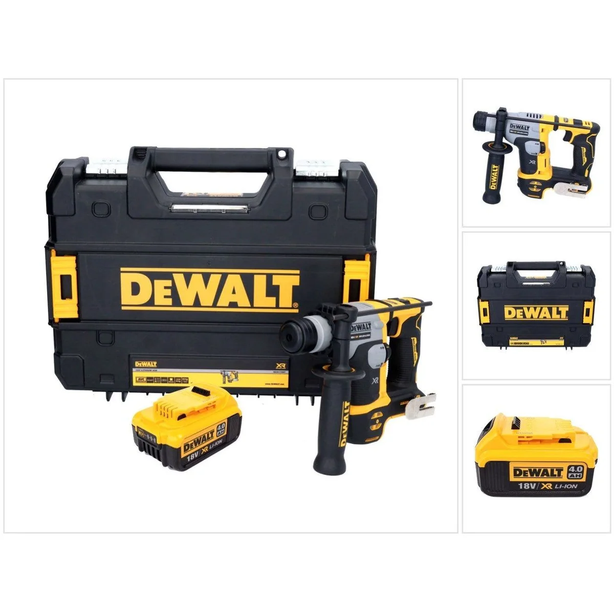 DeWalt DCH 172 Akku-Bohrhammer, 18 V, 1,4 Joule, Brushless Technologie