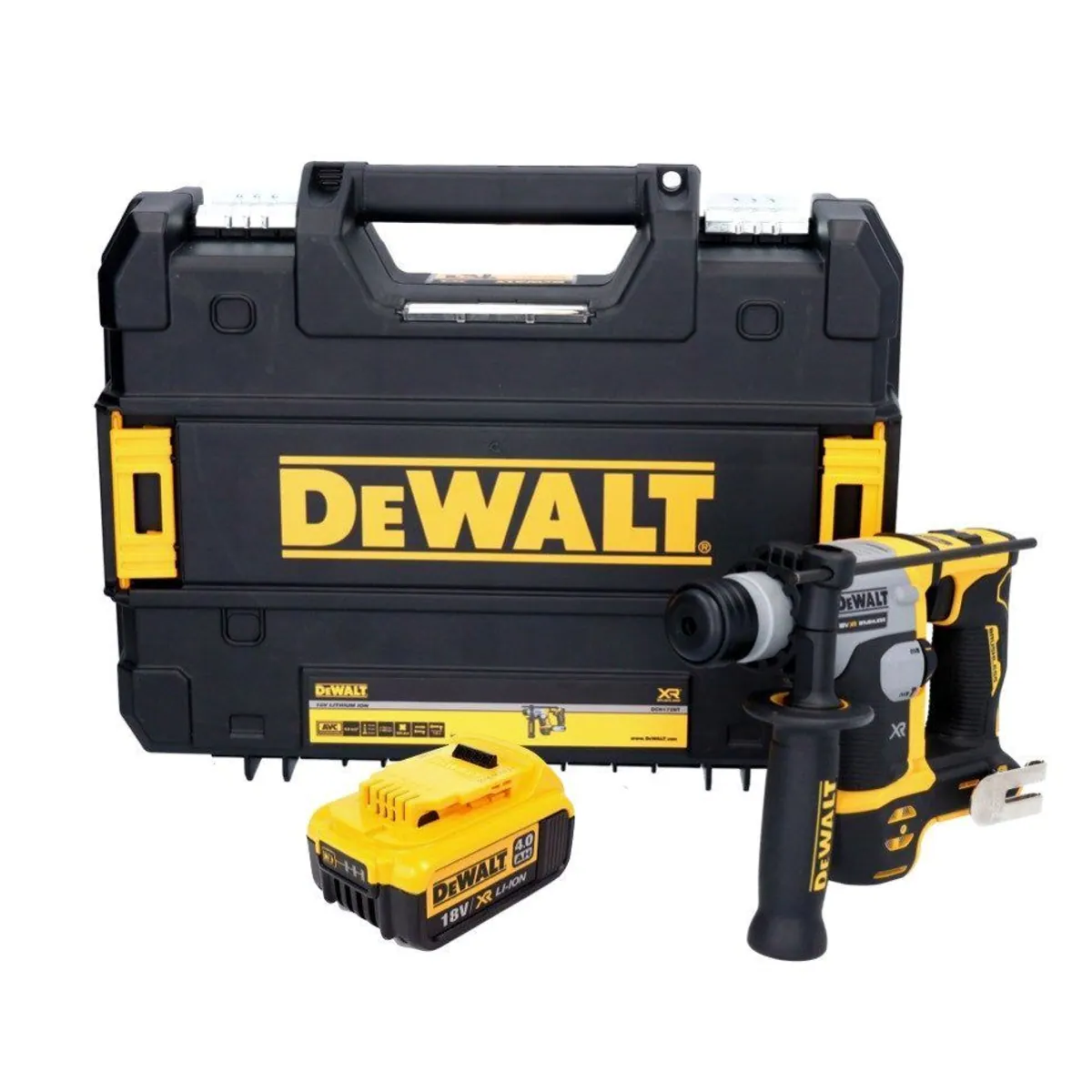 DeWalt DCH 172 Akku-Bohrhammer, 18 V, 1,4 Joule, Brushless Technologie 2