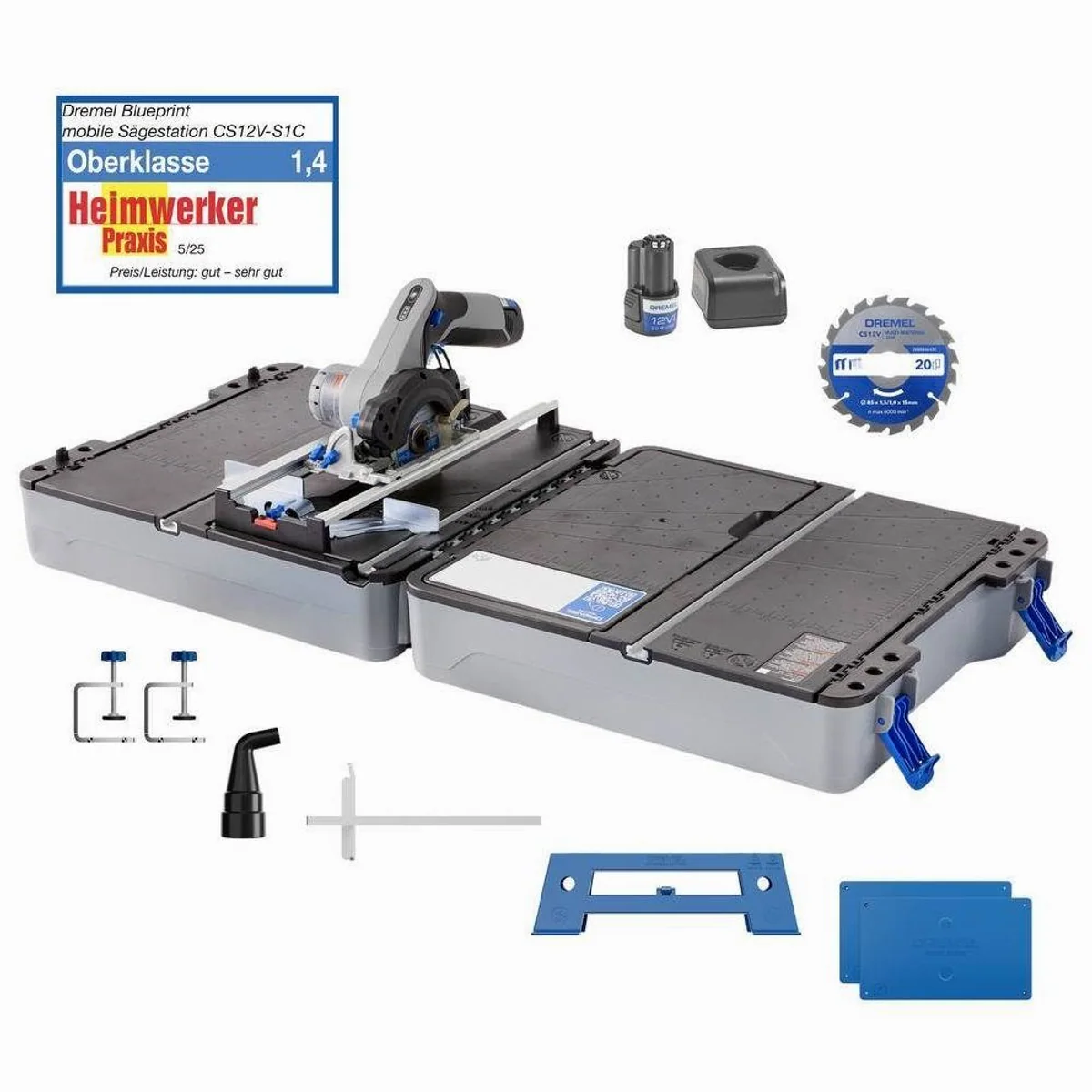 DREMEL F013CS12JM Gehrungssäge, präzise Laserführung, kompakte Multifunktions-Sägestation 3