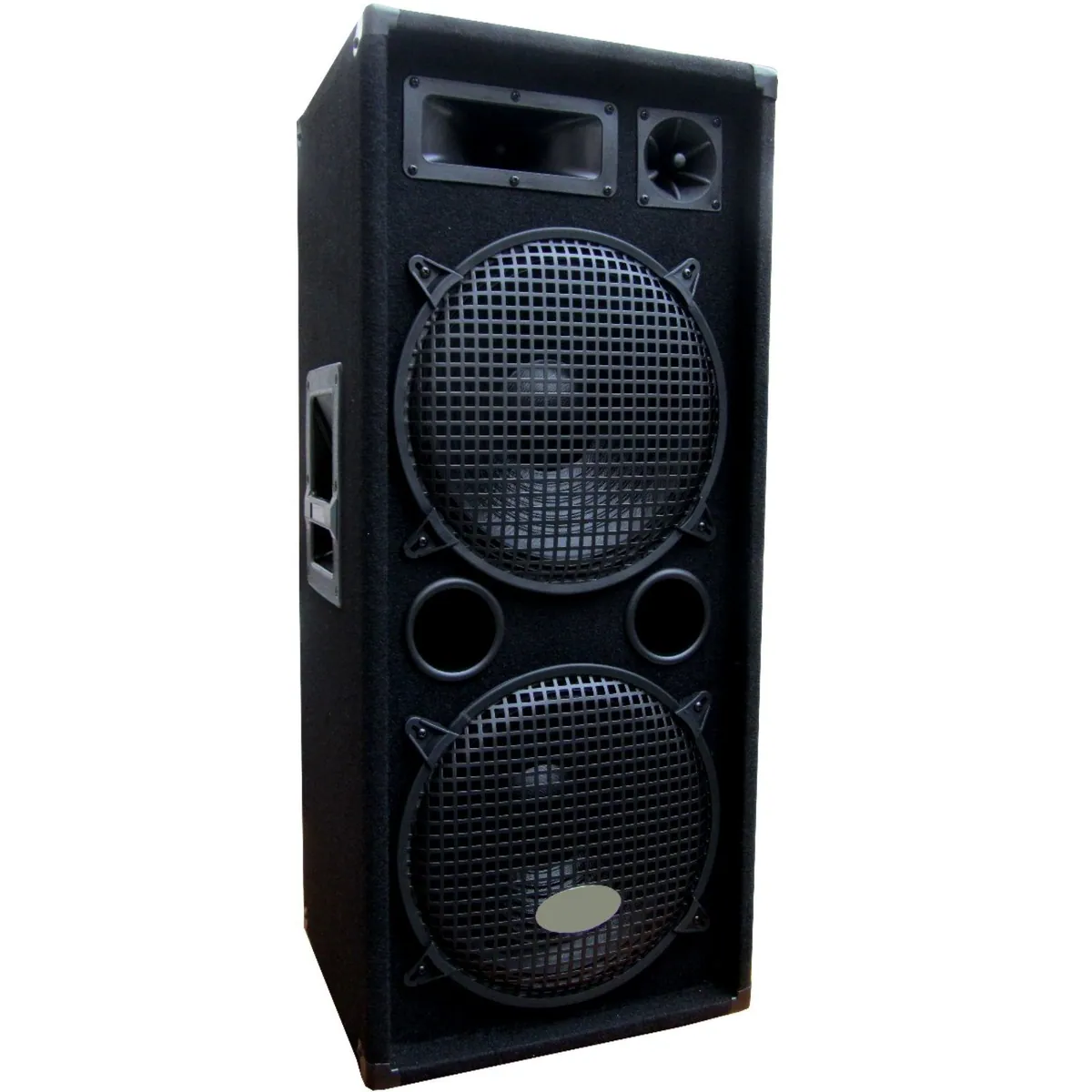 DSX PA Party DJ Disco Set, 3-Wege Lautsprecher mit 1200 Watt Leistung — ideal für Partys und Events 3