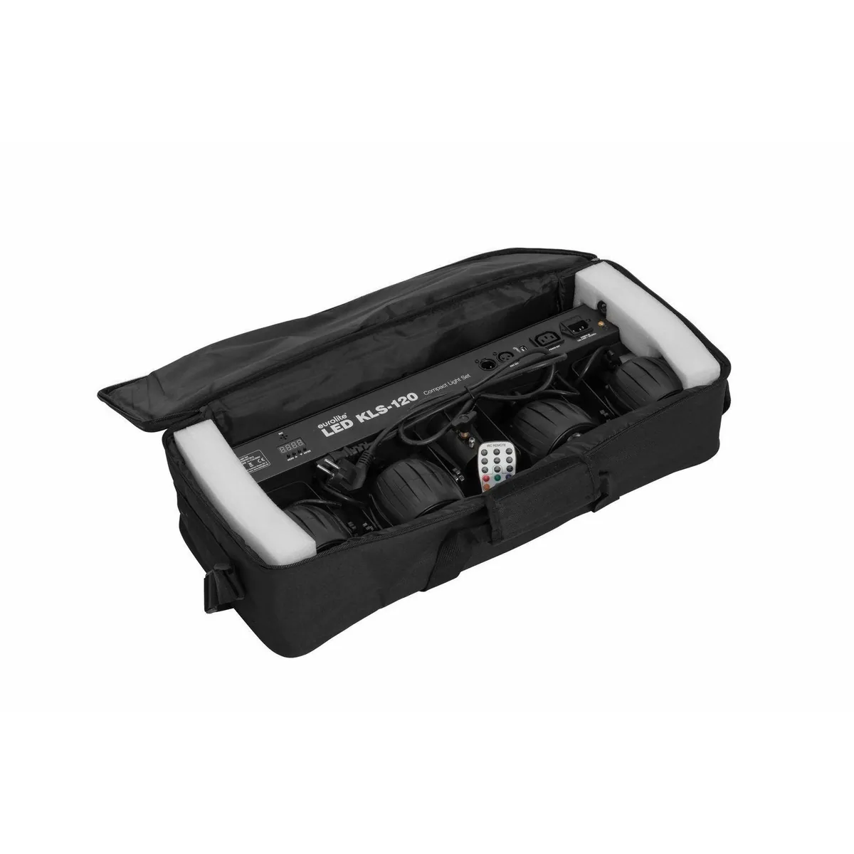 DSX DJ Komplett Set 19, leistungsstarkes 1500 W System mit Nebel und LED Licht 3