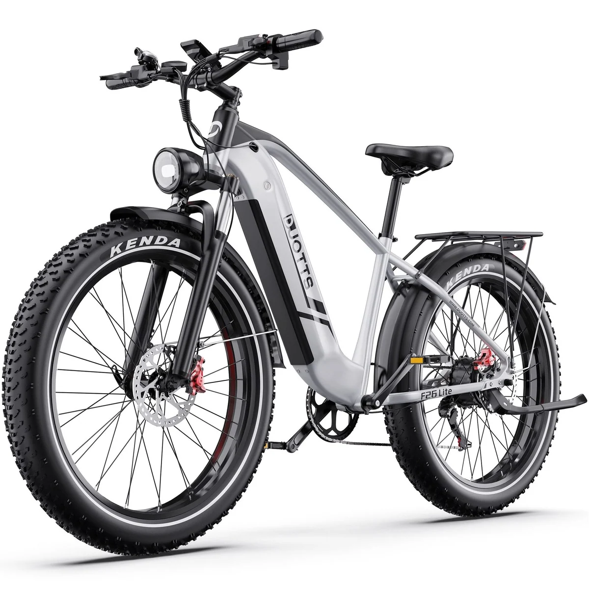 DUOTTS E-Bike Cityrad F26lite Pedelec, 100 km Reichweite, 250 W Motor, Shimano 7-Gang 2