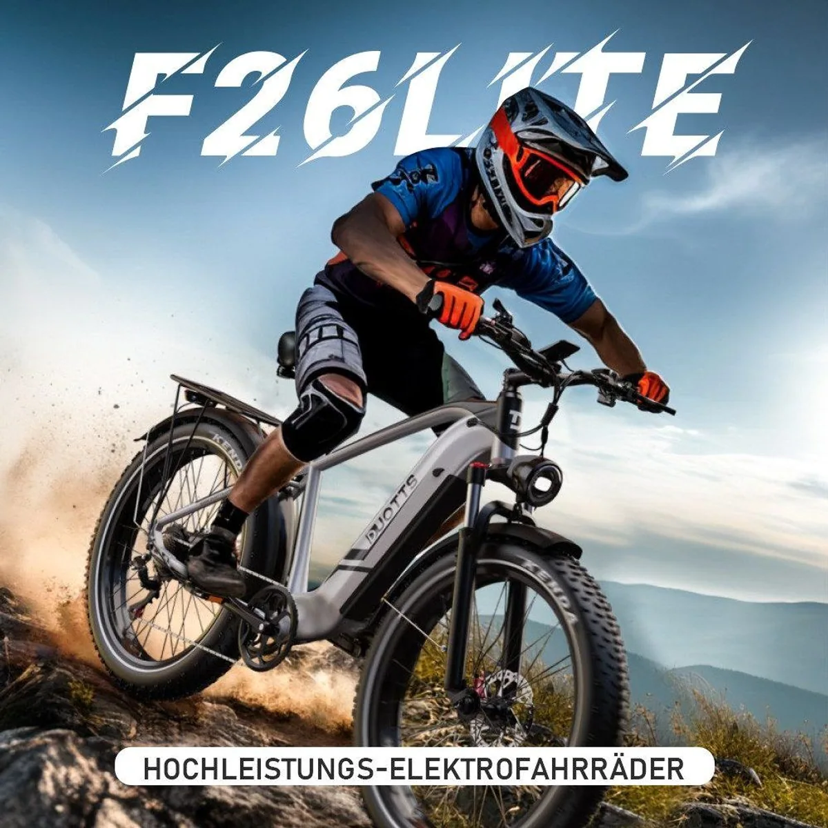 DUOTTS E-Bike Cityrad F26lite Pedelec, 100 km Reichweite, 250 W Motor, Shimano 7-Gang 3