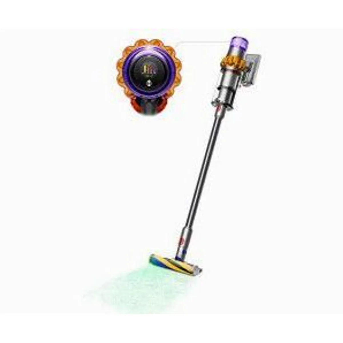 Dyson V15 Detect, intelligente Staubsauger-Technologie, leistungsstarke Saugleistung, präzise Schmutzerkennung