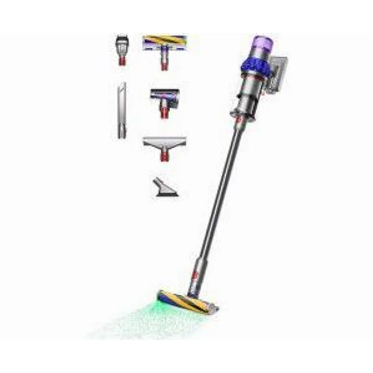 Dyson V15 Detect Fluffy, intelligente Staubdetektion, leistungsstarker Akku, hygienische Entleerung