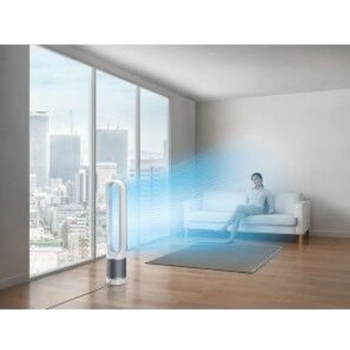 Dyson Pure Cool Tower TP00, effektive Luftreinigung, leiser Betrieb, modernes Design 3