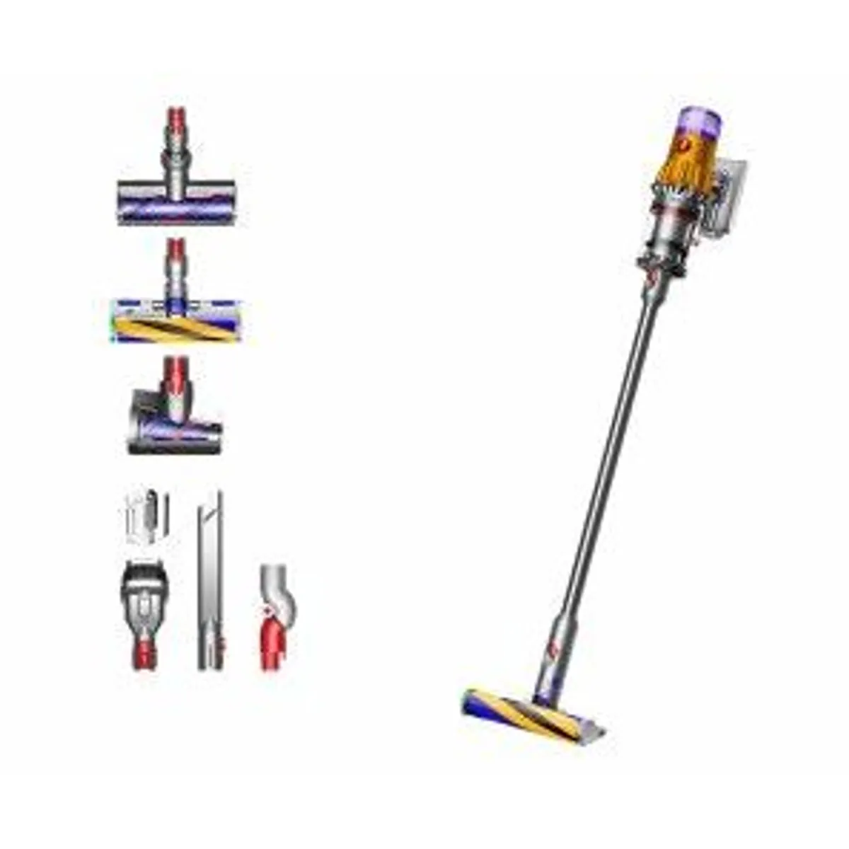 Dyson V12 Detect Slim Absolute, leistungsstarke Saugleistung, intelligente Sensoren, leichtes Design