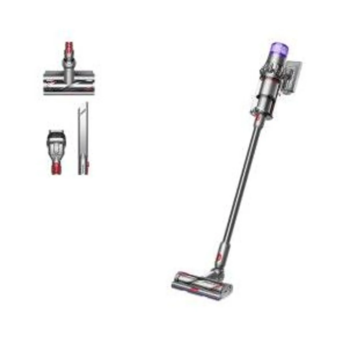 Dyson V15 Detect Staubsauger, intelligente Sensoren, hohe Saugleistung — max. Effizienz beim Reinigen
