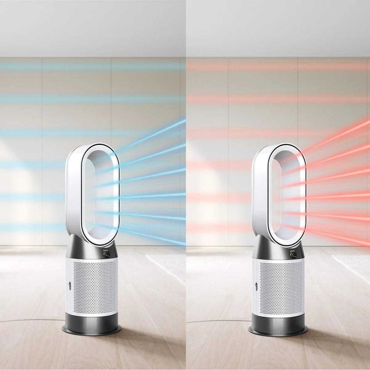 DYSON Purifier Hot+Cool HP1, Luftreiniger, Heizlüfter & Ventilator — 3-in-1 Funktion, Echtzeitanalyse, App-Steuerung 4
