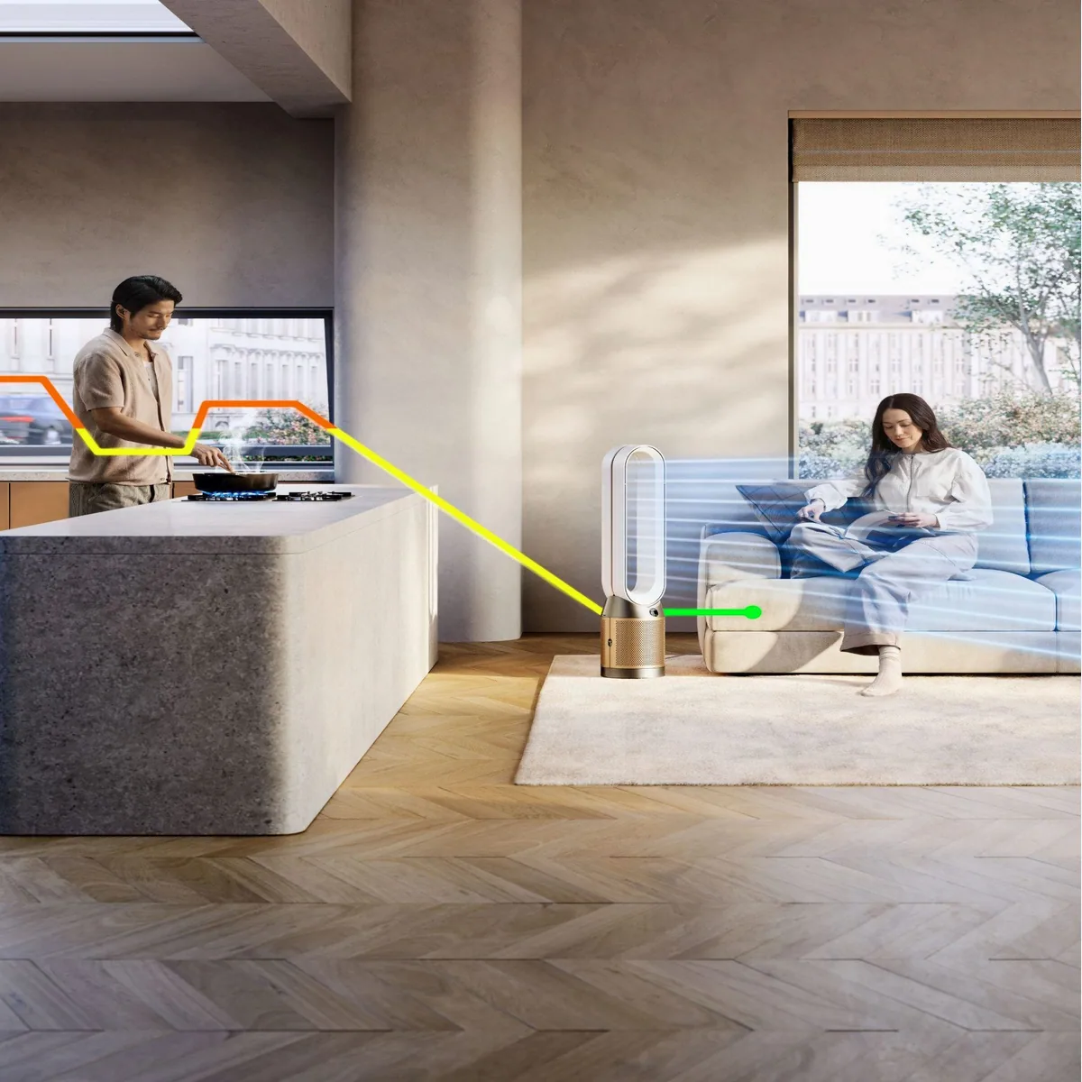 DYSON Purifier Cool PC2, 2-in-1 Luftreiniger & Ventilator, fortschrittliche Luftfiltration 3