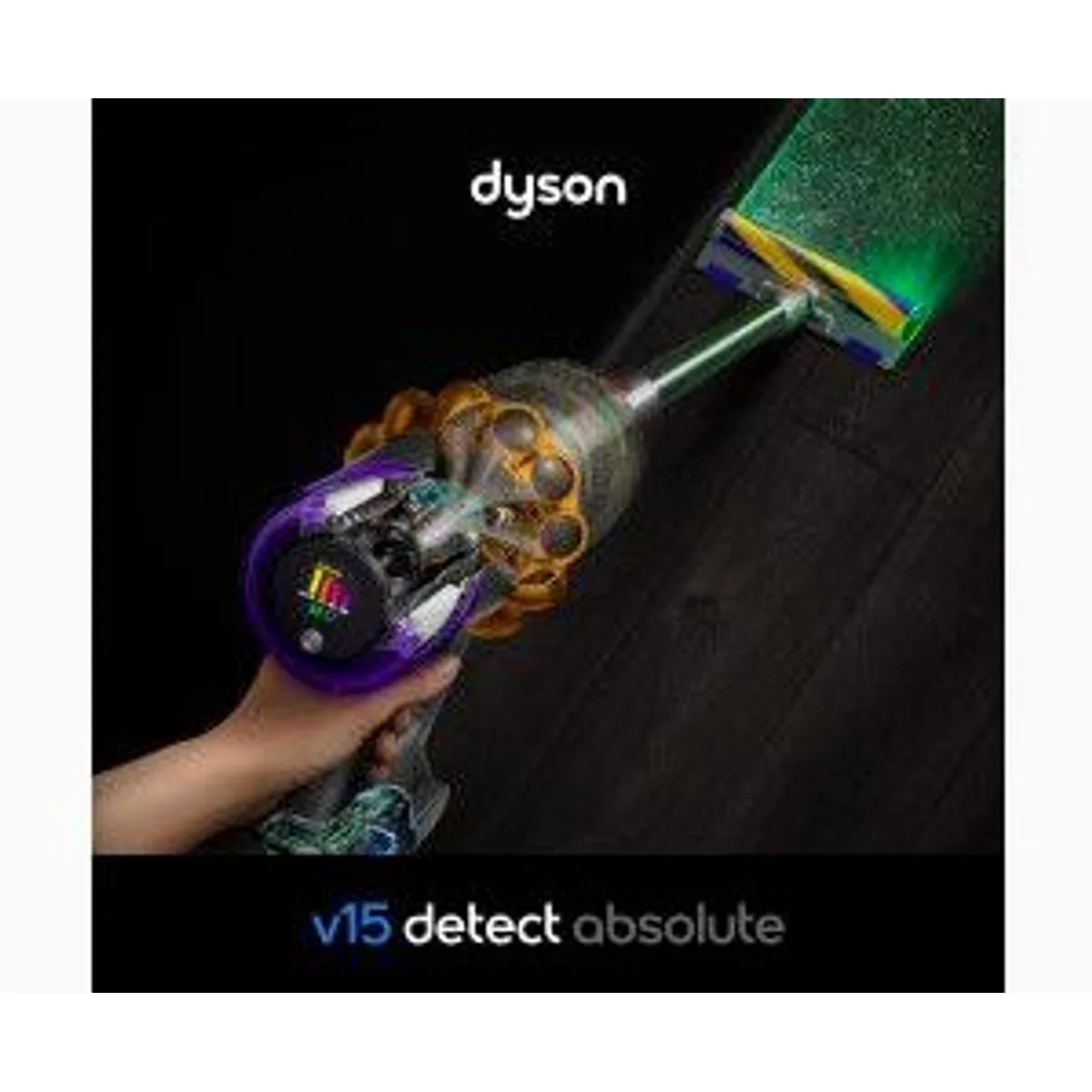 Dyson V15 Detect Absolute, intelligente Staubsaugertechnologie, Laser-Stauberkennung, leistungsstarker Motor 2
