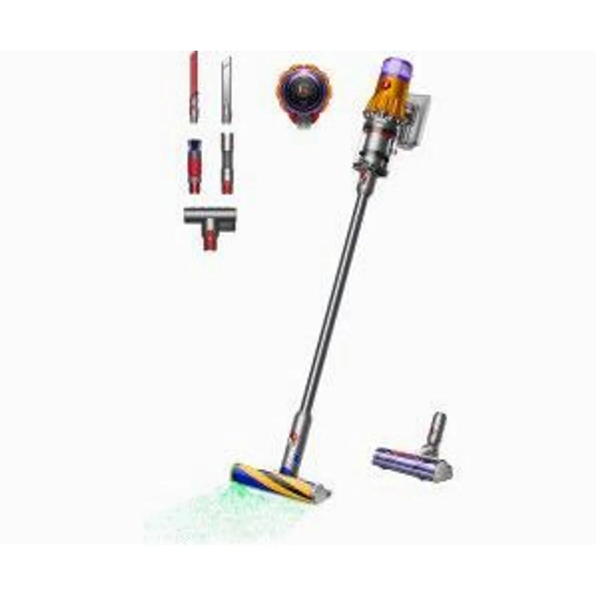 Dyson V12 Detect Slim, leistungsstarker Akku-Staubsauger, hohe Saugleistung, intelligentes Sensorsystem