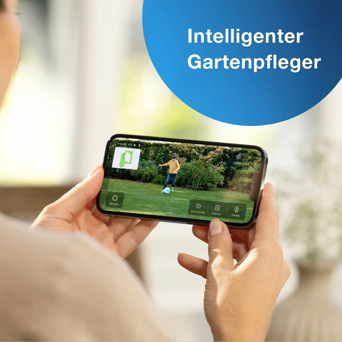 ECOVACS GOAT G1-800 Rasenmähroboter, intelligente 3D-Hindernisvermeidung, bis 800 m² 3