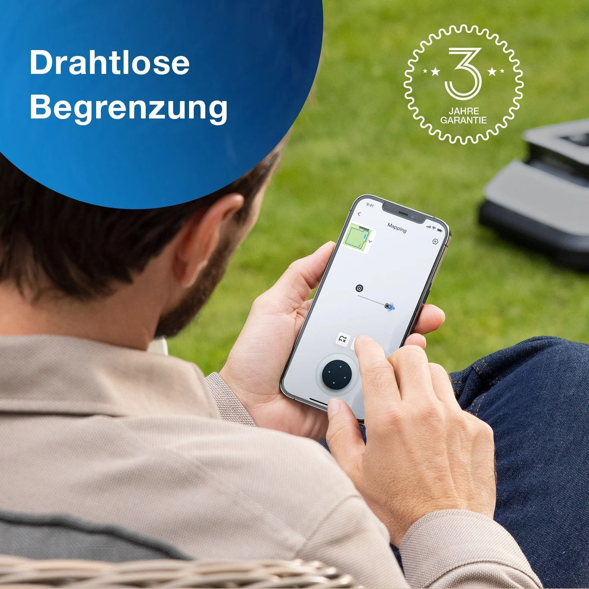 ECOVACS GOAT G1-800 Rasenmähroboter, intelligente 3D-Hindernisvermeidung, bis 800 m² 5