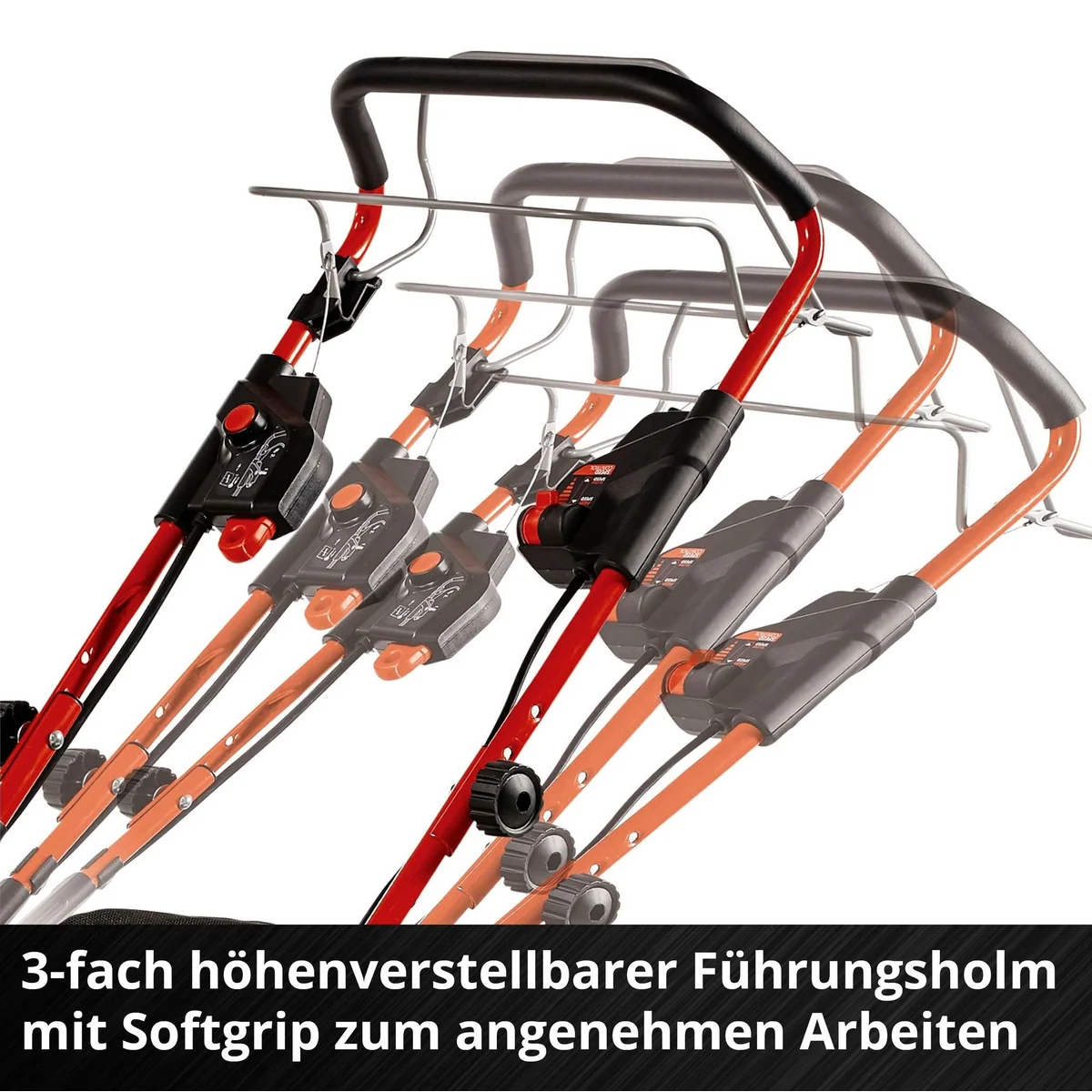 Einhell GP-CM 36/47 S HW Li, 47 cm Schnittbreite, 4 Akkus, Radantrieb 4