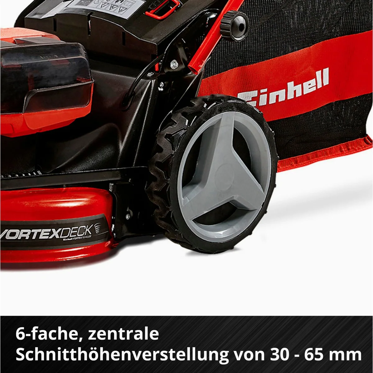 Einhell GP-CM 36/47 S HW Li, 47 cm Schnittbreite, 4 Akkus, Radantrieb 5