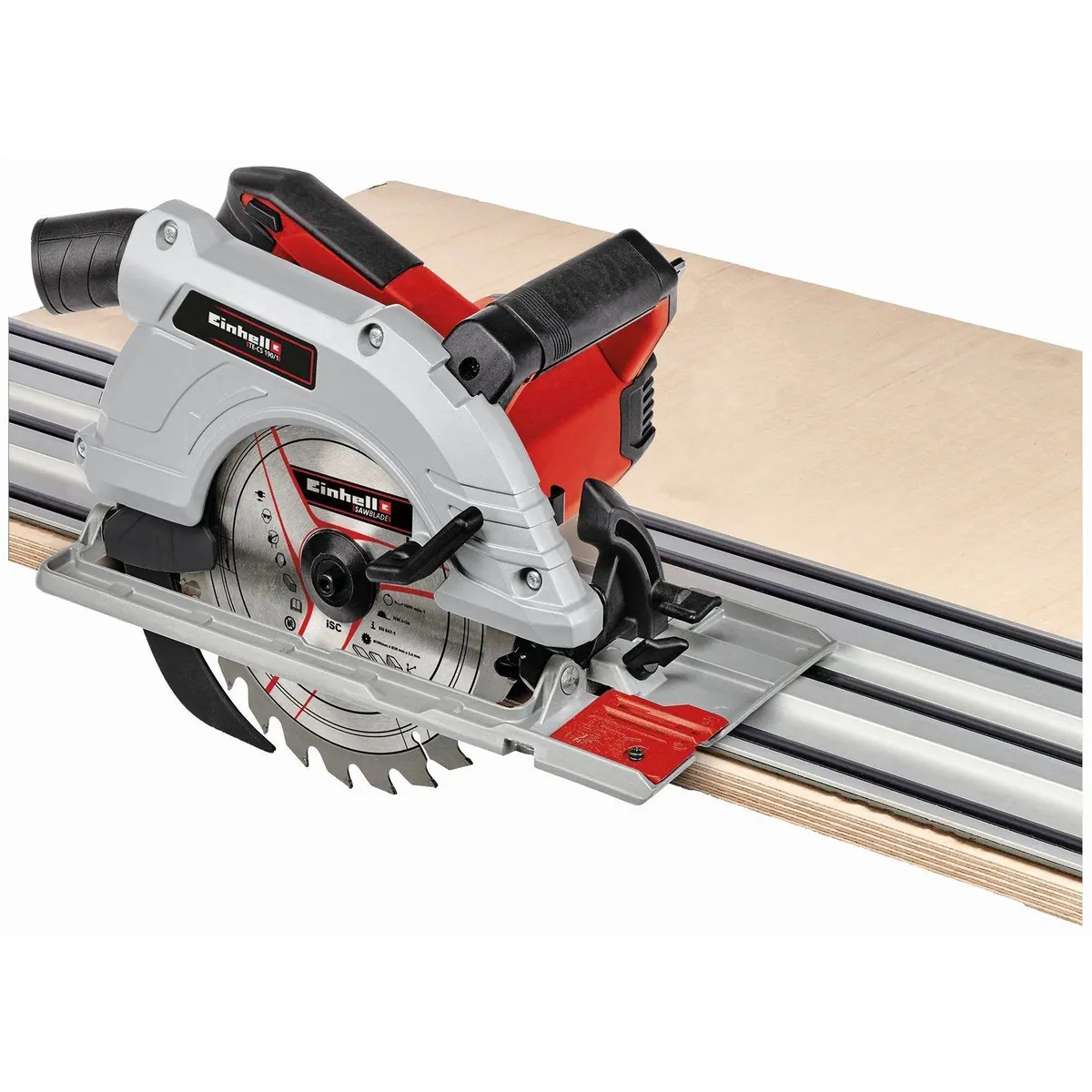 Einhell Handkreissäge TE-CS 190/1, werkzeuglose Einstellung, LED-Beleuchtung, Aluminium-Sägetisch 4