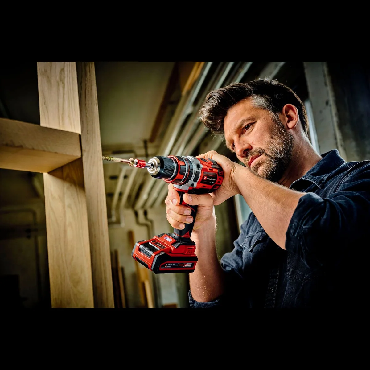Einhell TP-CD 18/50 Li-i BL Akku-Schlagbohrschrauber, 2 Akkus & Ladegerät — vielseitig, leistungsstark, ergonomisch 2