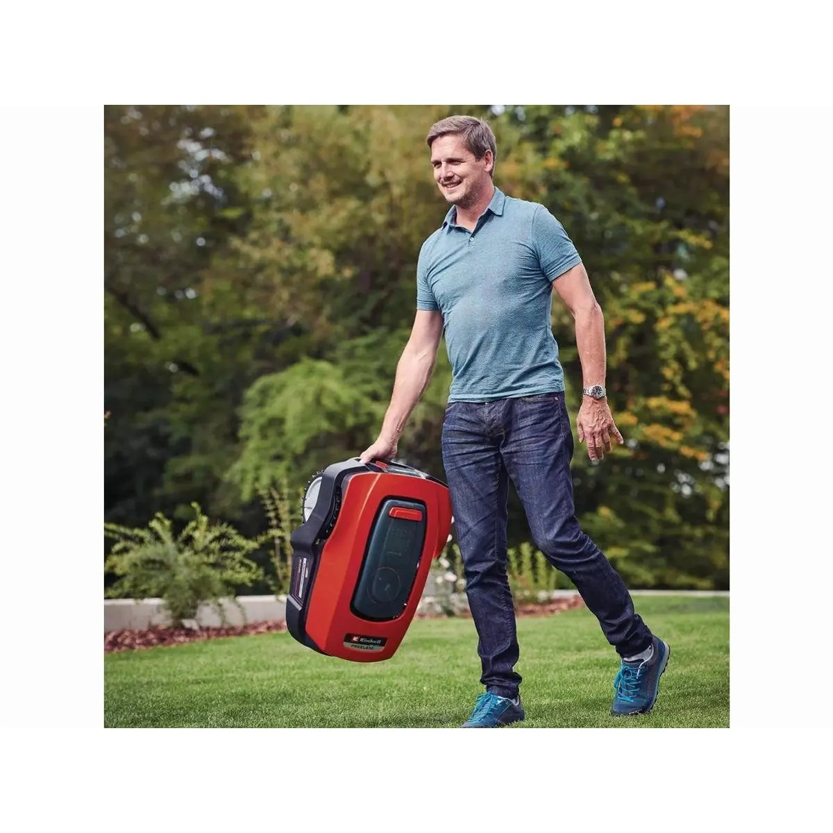 Einhell FREELEXO 1200 LCD BT, für Rasenflächen bis 1200 m², 35 % Steigung 4