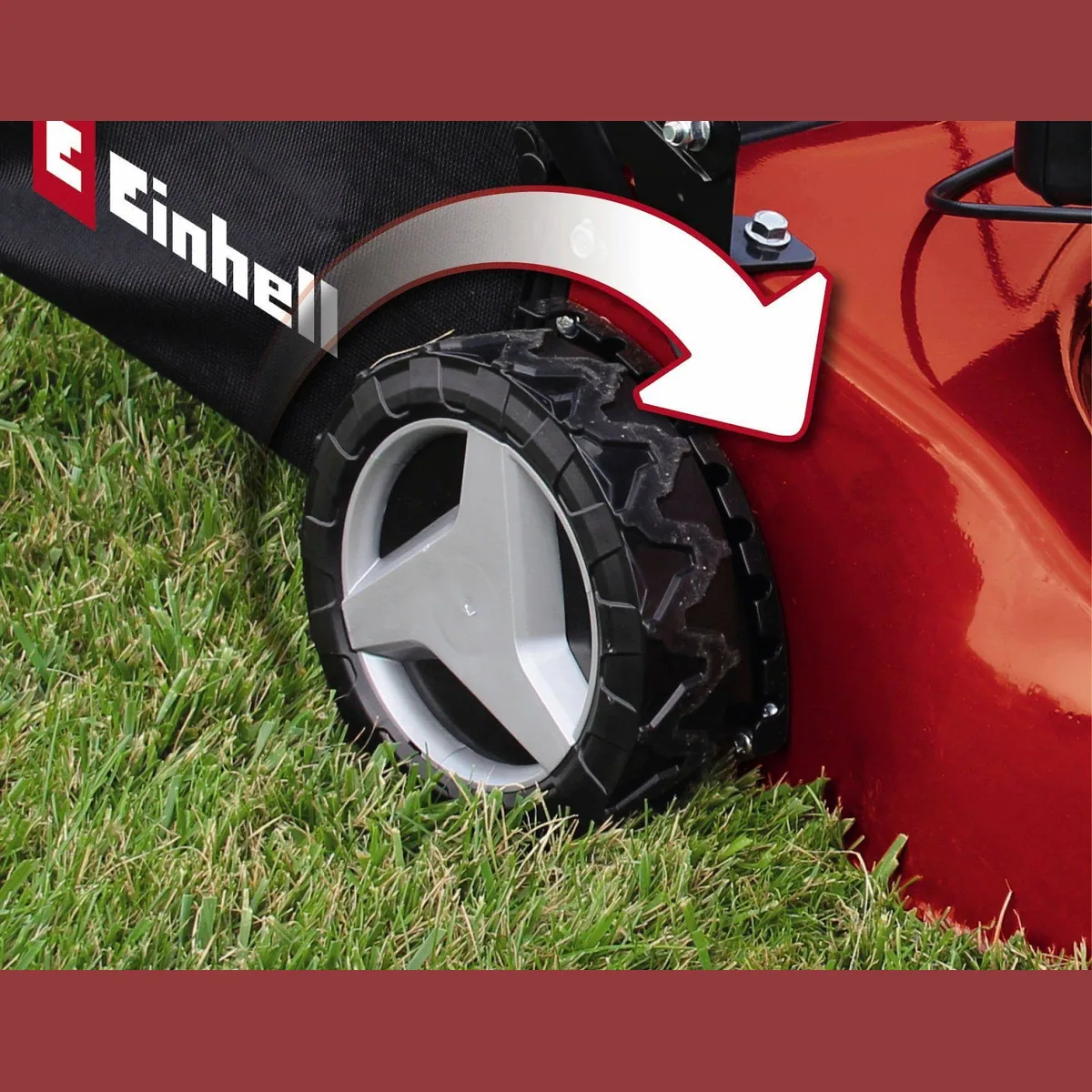 Einhell GC-PM 46/5 S Benzinrasenmäher, 46 cm Schnittbreite, leistungsstark und robust 4