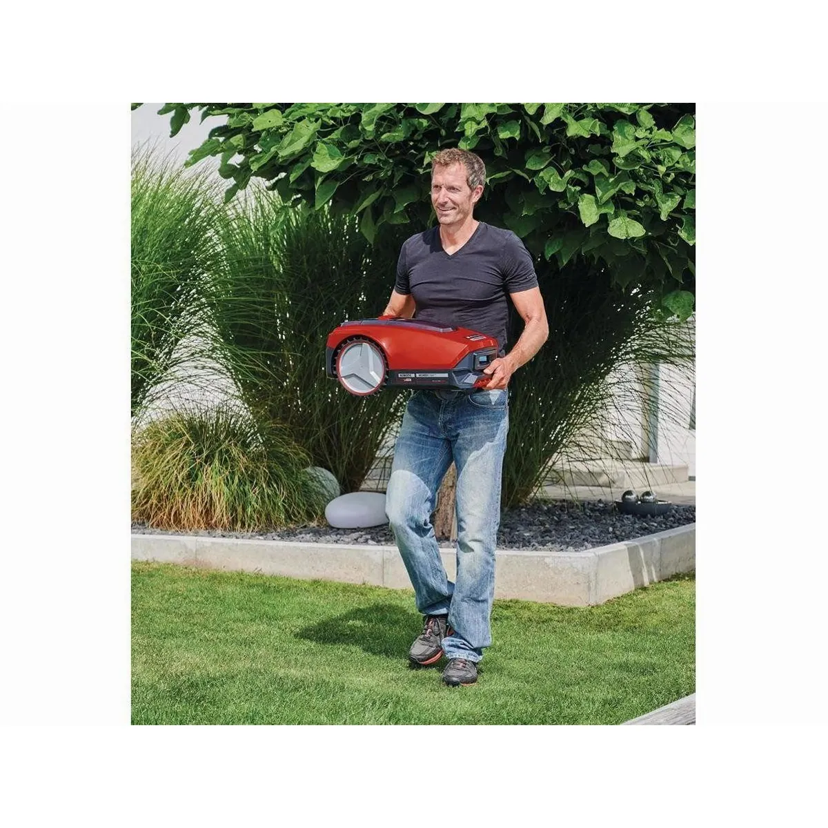 Einhell FREELEXO 550 Kit, für Rasenflächen bis 550 m², inklusive Akku und Ladestation 4