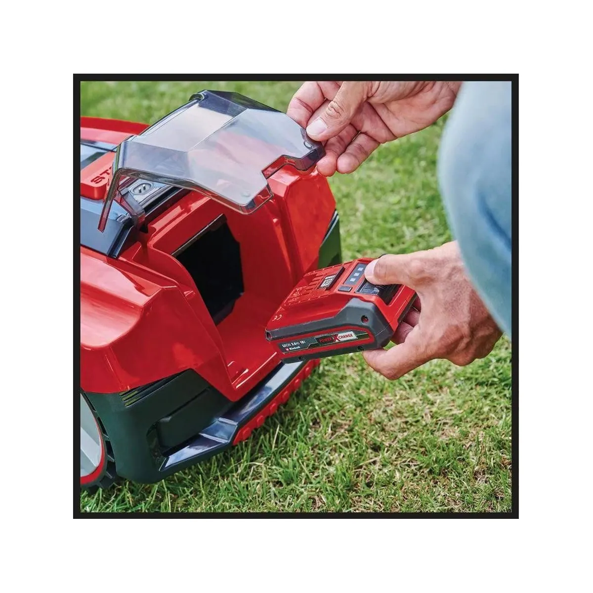 Einhell FREELEXO 550 Kit, für Rasenflächen bis 550 m², inklusive Akku und Ladestation 5