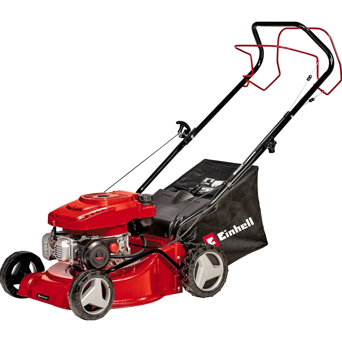 Einhell GC-PM 40/2 S Benzinrasenmäher, 40 cm Schnittbreite, mit Radantrieb