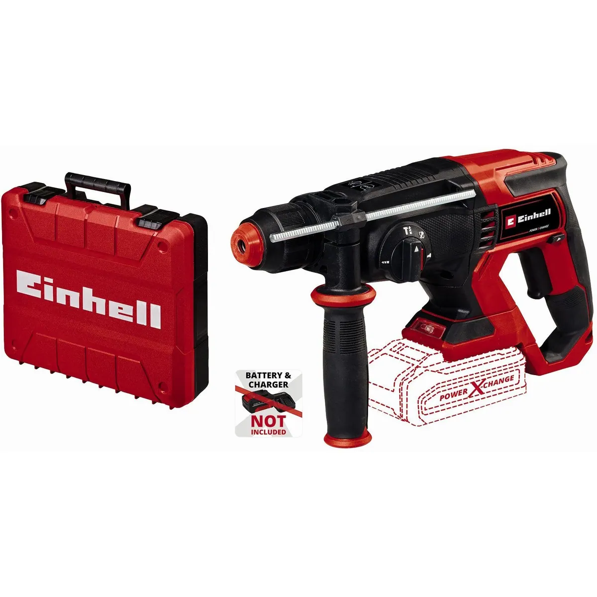 Einhell TE-HD 18/20 Li Akku-Bohrhammer, 1300 U/min, Power X-Change, ohne Akku