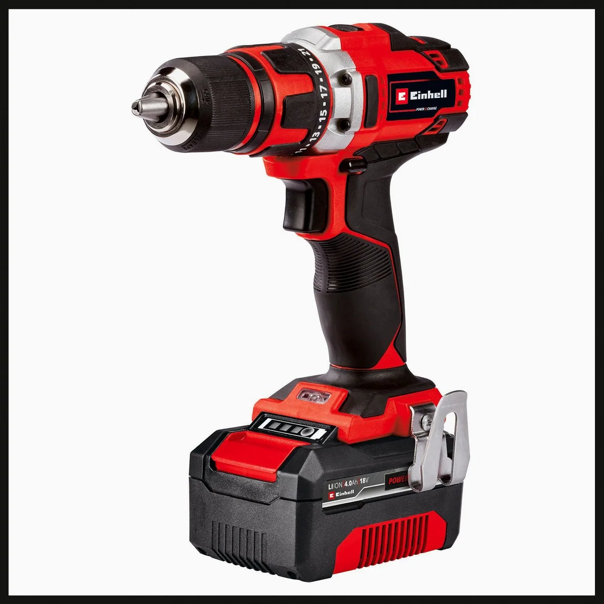 Einhell TE-TK 18/3 Li Kit, 13-teiliges Elektrowerkzeug-Set — Akku-Bohrschrauber, Winkelschleifer, Stichsäge 3