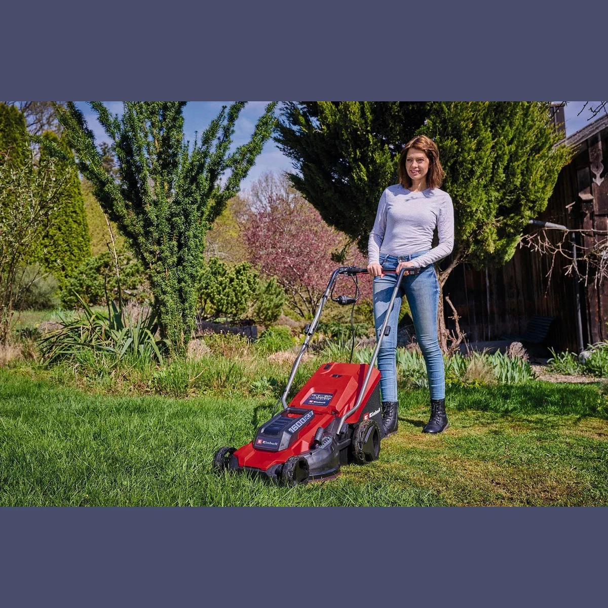 Einhell GC-EM 1600/37 Elektrorasenmäher, 37 cm Schnittbreite, 1600 W Leistung 2