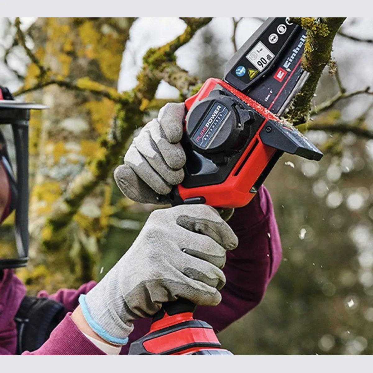 Einhell GE-PS 18/15 Li BL-Solo, Akku-Kettensäge mit bürstenlosem Motor — 15,8 cm Schwertlänge, geringere Vibrationen, werkzeugloser Kettenwechsel 2