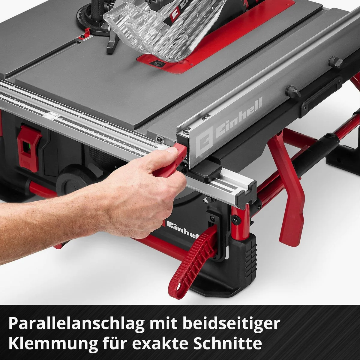 Einhell TE-TS 10 T Tischkreissäge, präzise Schnitte, schwenkbares Sägeblatt, kompakte Bauweise 4