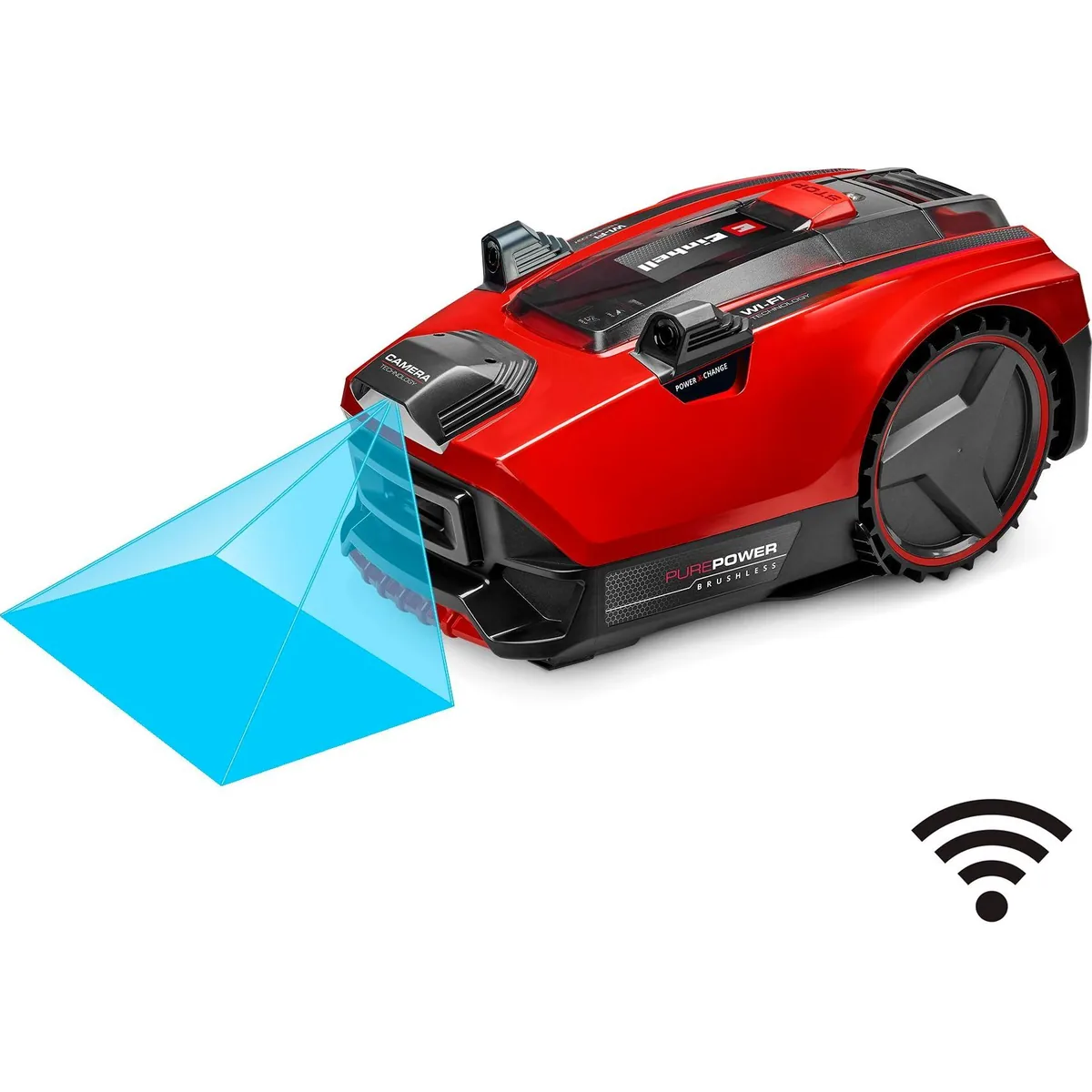 Einhell FREELEXO CAM PLUS 600, für Rasenflächen bis 600 m², integrierte Kamera und WiFi-Steuerung