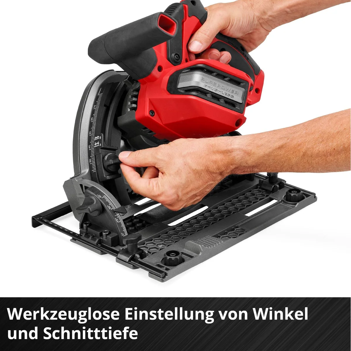 Einhell Akku-Tauchsäge TP-PS 18/165 Li BL, kraftvoller Brushless Motor, präzise Schnitte 5