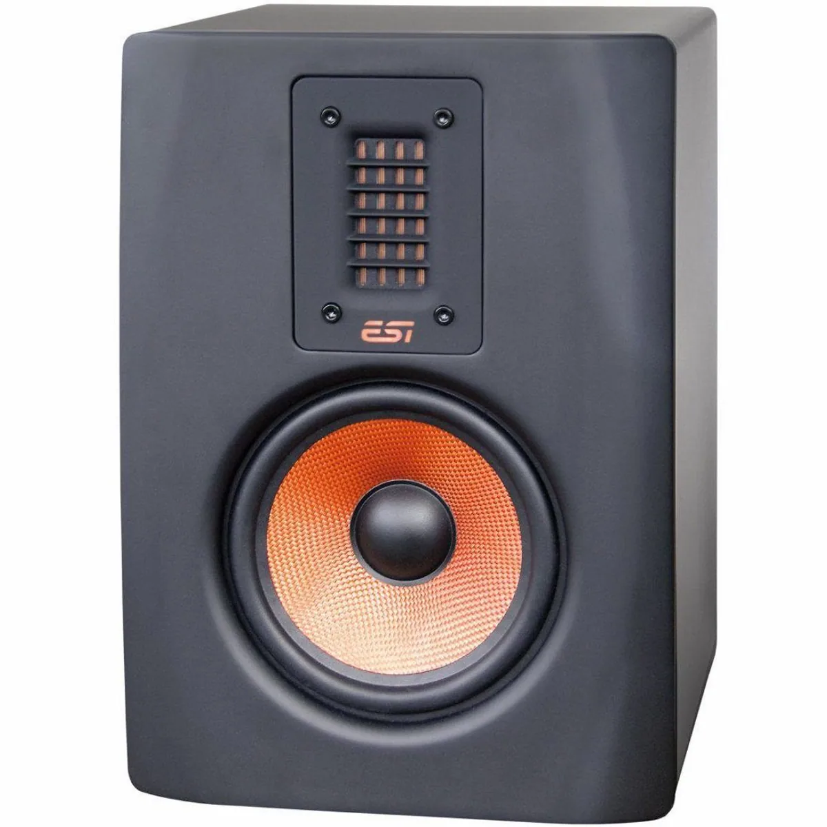 ESI Audio Unik 05+ aktive Monitorboxen, präziser Klang und flexible Anpassung — 80W, 2x Kabel 3