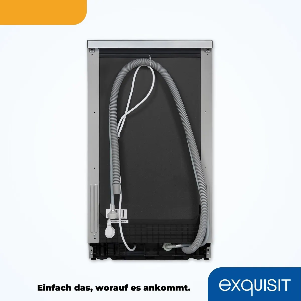 exquisit GSP9109-030E Standgeschirrspüler, 9 Maßgedecke, kompakt und platzsparend 4