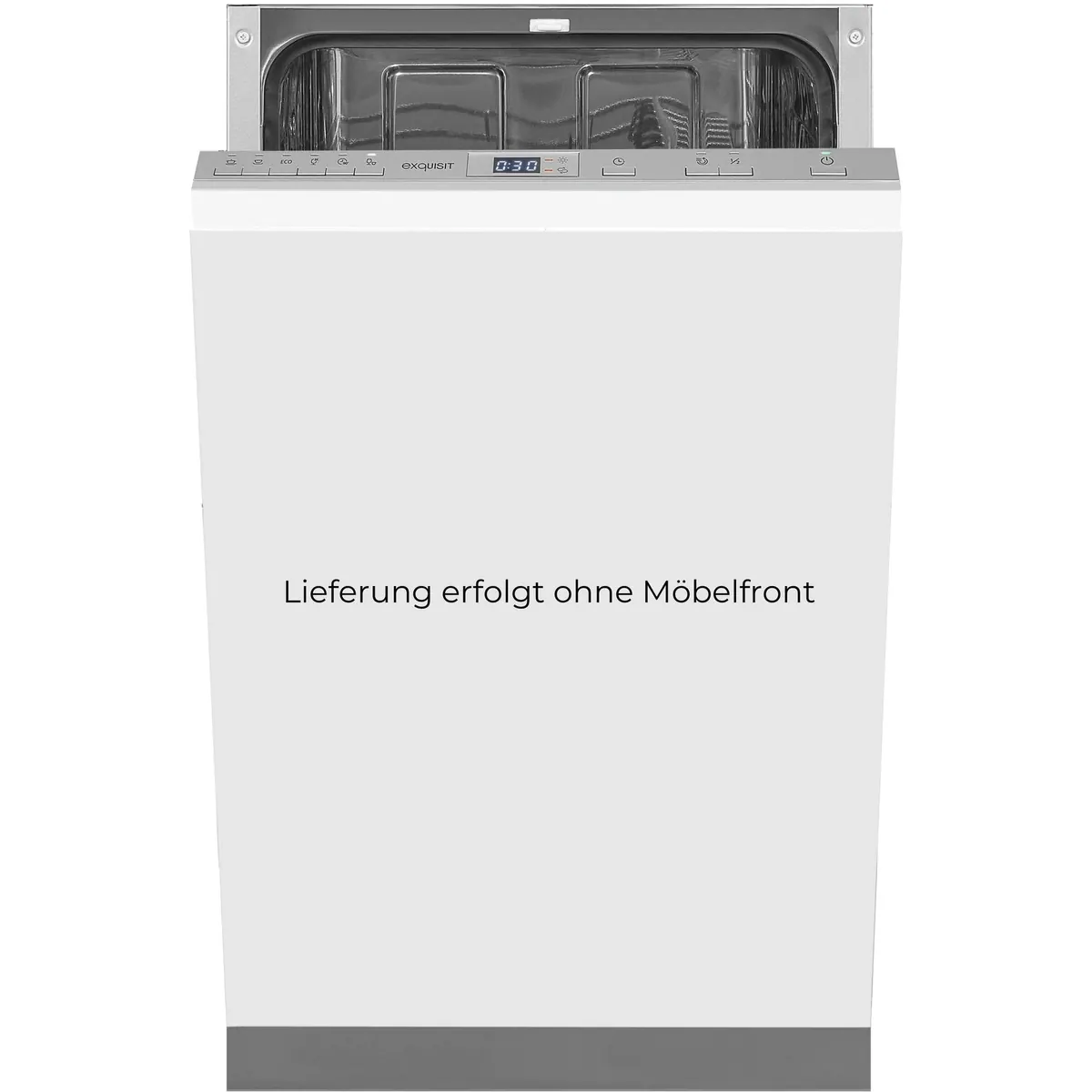 exquisit EGSP2109-E-030E Geschirrspüler, kompakt, 9 Maßgedecke, Wasserschutzsystem