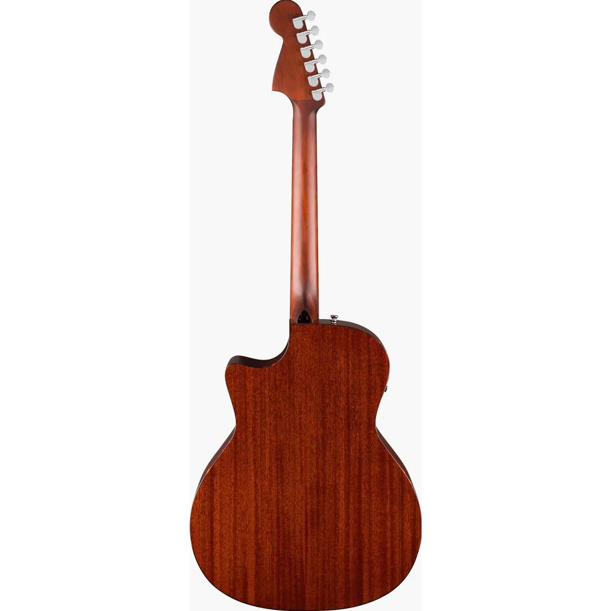 Fender California Deluxe Newporter Natural, vielseitige Akustikgitarre mit Tonabnehmer 3