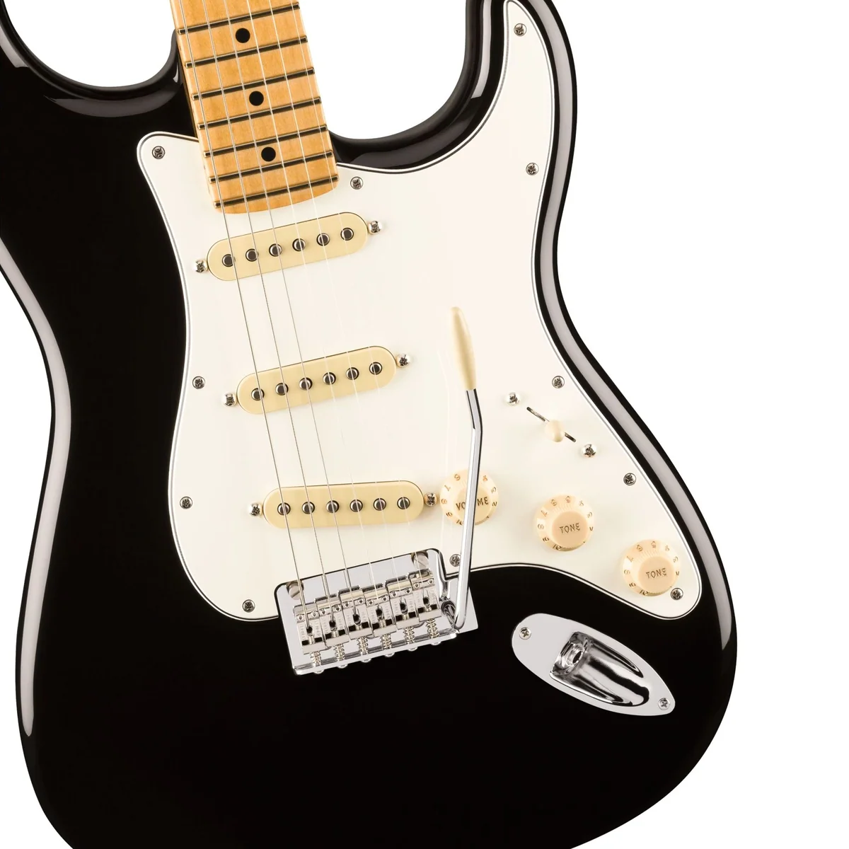 Fender Player II Stratocaster MN Black, ergonomisches Design, vielseitige Klangoptionen 3