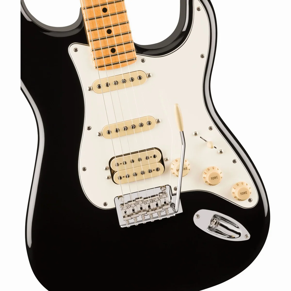 Fender Player II Stratocaster HSS MN Black, vielseitiger Sound, hochwertige Verarbeitung — E-Gitarre 3