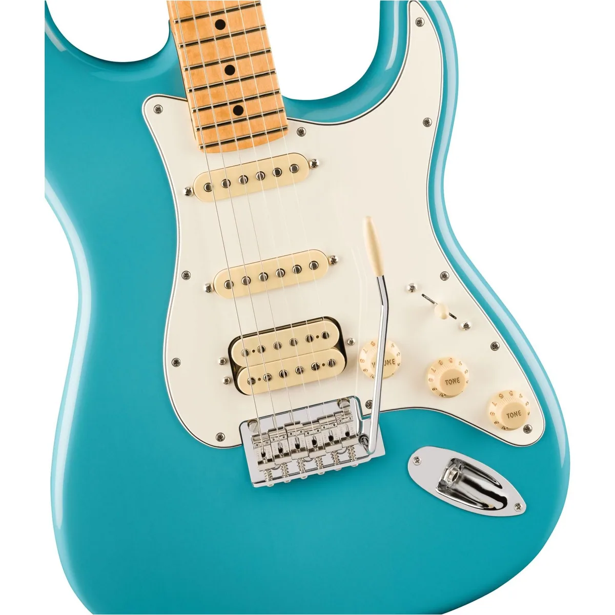 Fender Player II Stratocaster HSS MN Aquatone Blue, vielseitiger Klang, hochwertige Verarbeitung 3
