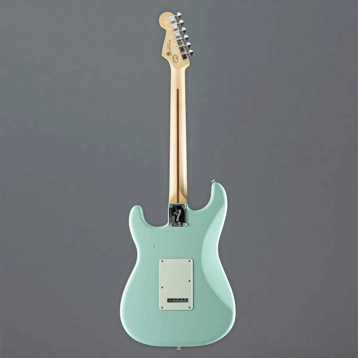Fender Player Stratocaster MN Surf Green, Erlekorpus, Ahornhals, 22 Bünde — E-Gitarre 3