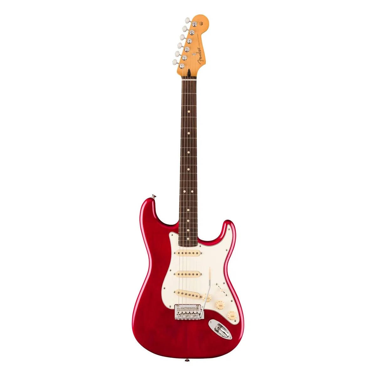 Fender Player II Stratocaster RW, Mahagoni-Korpus, Alnico V Tonabnehmer — Transparent Cherry Burst