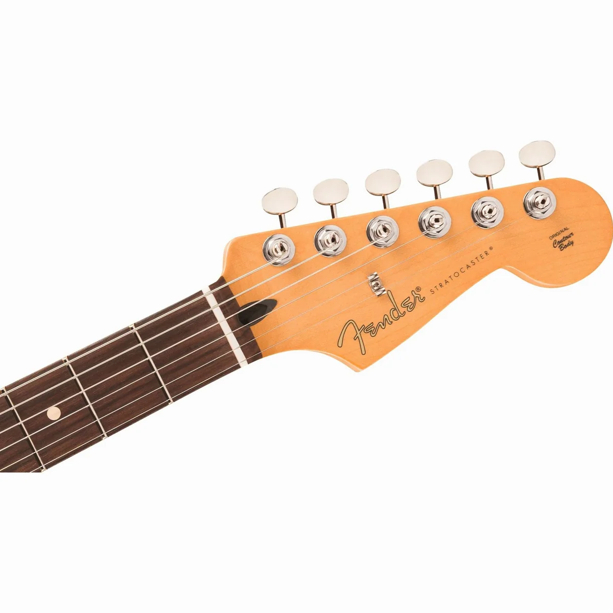 Fender Player II Stratocaster HSS RW, Mahagoni-Korpus, HSS-Pickups — Transparent Cherry Burst 5