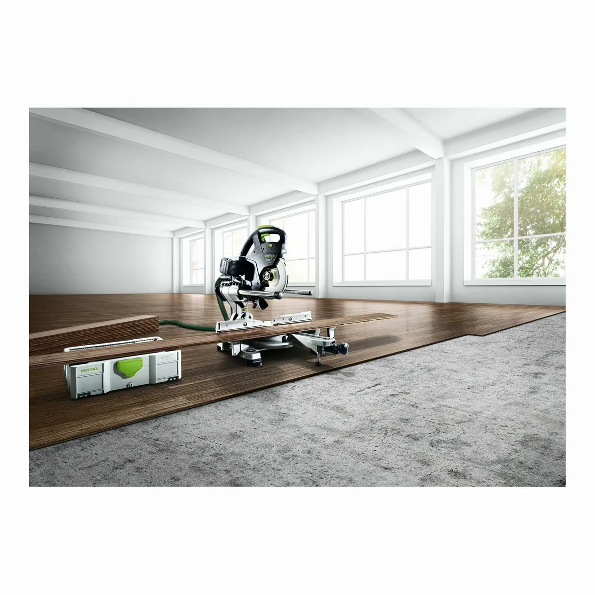 FESTOOL Kapp-Zugsäge KS 60 E KAPEX, kompakt, präzise, mobil 4