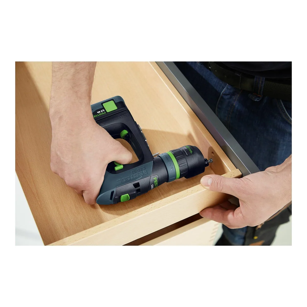 FESTOOL CXS 12 Akku-Bohrschrauber, ergonomisch, kompakt, kraftvoll — 2,5-Set 3