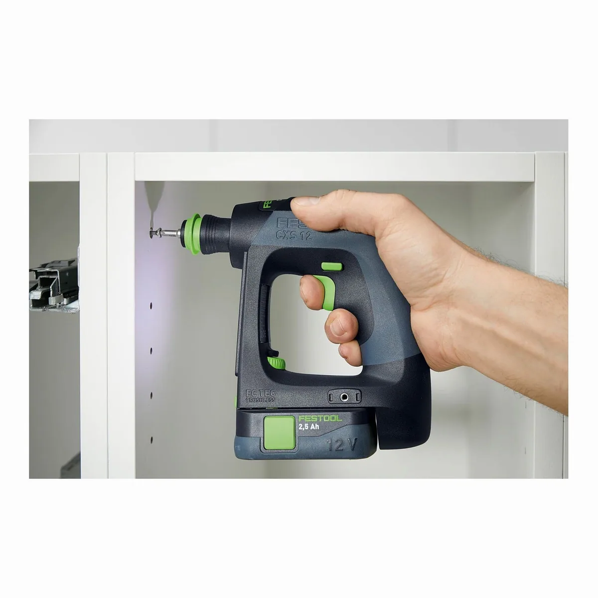 FESTOOL CXS 12 Akku-Bohrschrauber, ergonomisch, kompakt, kraftvoll — 2,5-Set 5