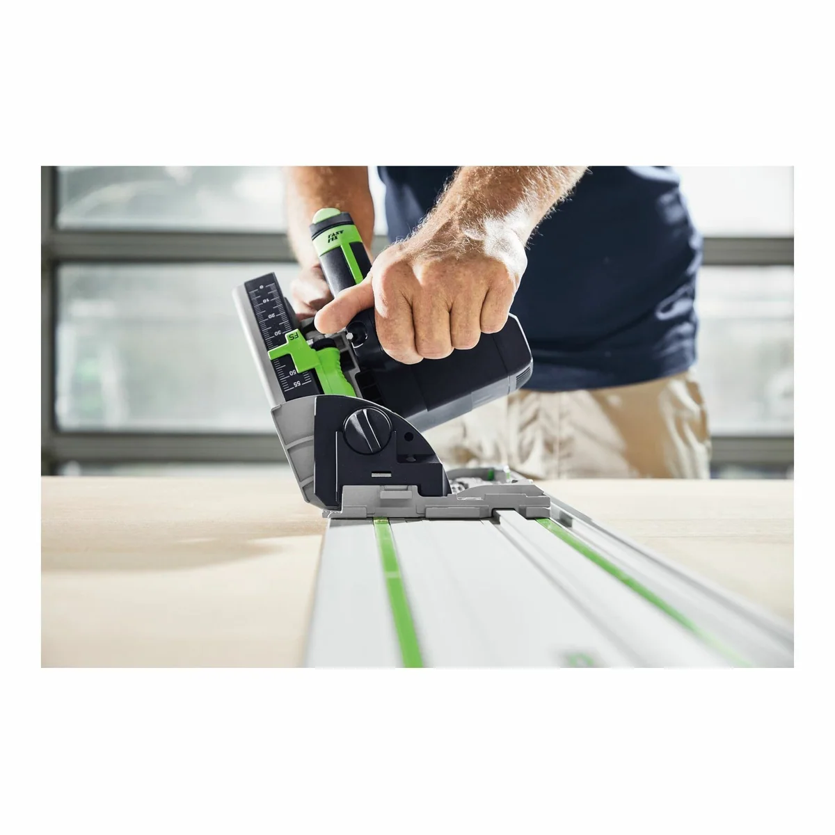FESTOOL TS 55 FEBQ-Plus-FS, präzise Tauchsäge, beidseitig ausrissfrei, führungskeil 4