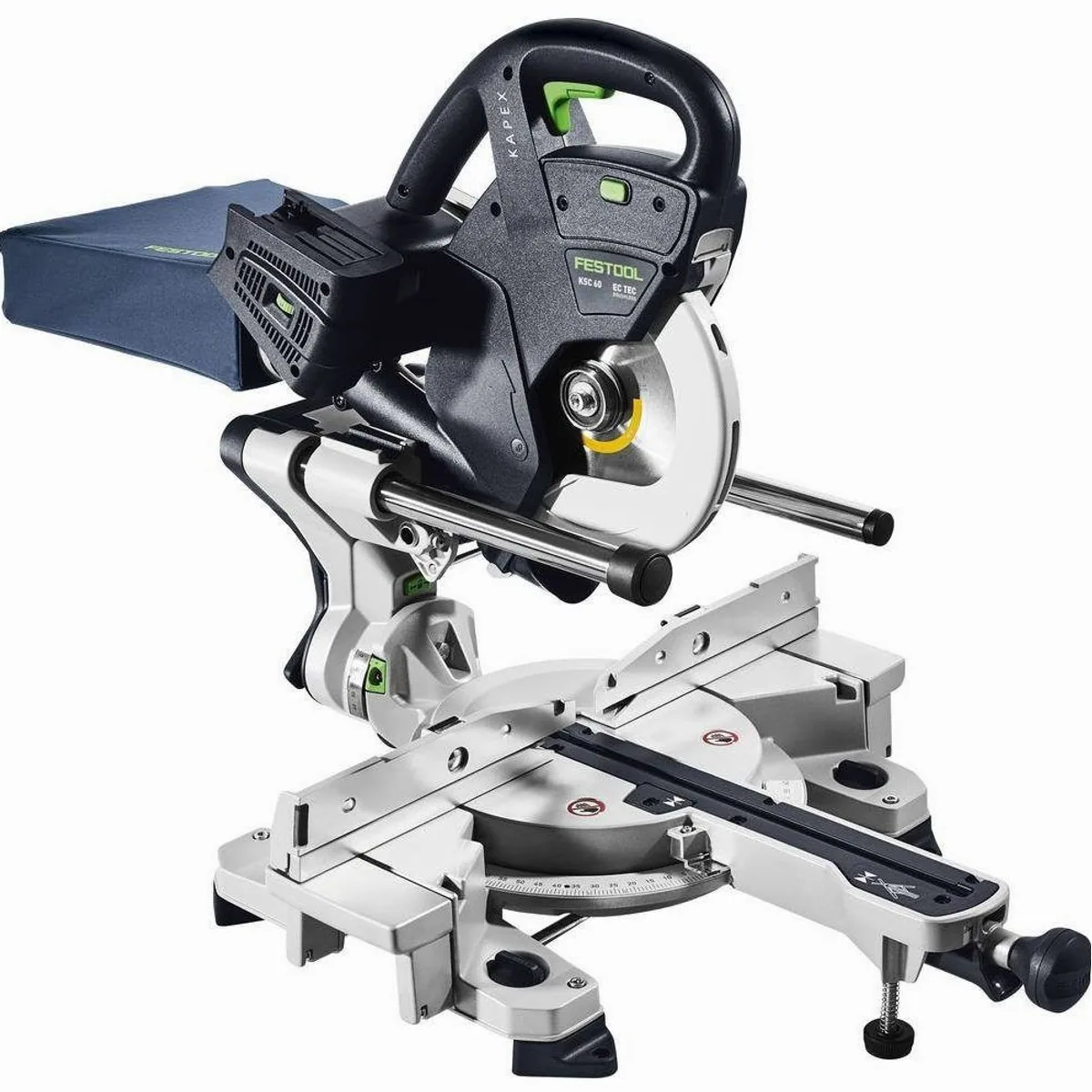 FESTOOL KSC 60 EB-Basic Akku-Kapp-Zugsäge, präzise Schnitte, kabellose Freiheit, kompakte Bauweise
