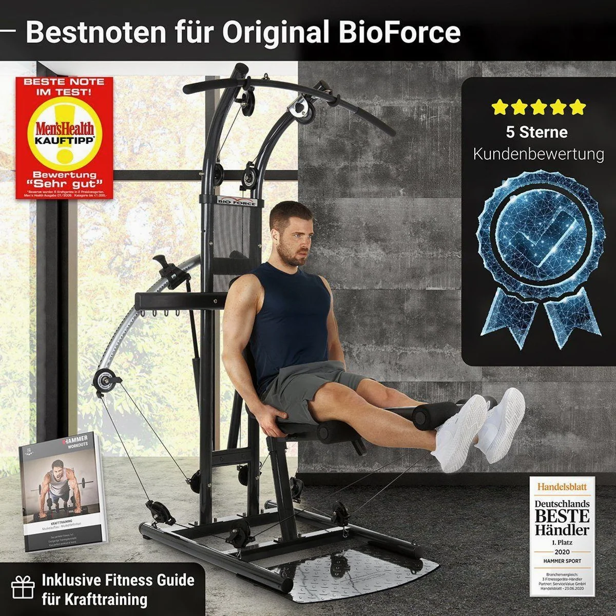 Finnlo by Hammer Kraftstation Bio Force, vielseitig einsetzbar mit patentierter TNT-Widerstandstechnik 2